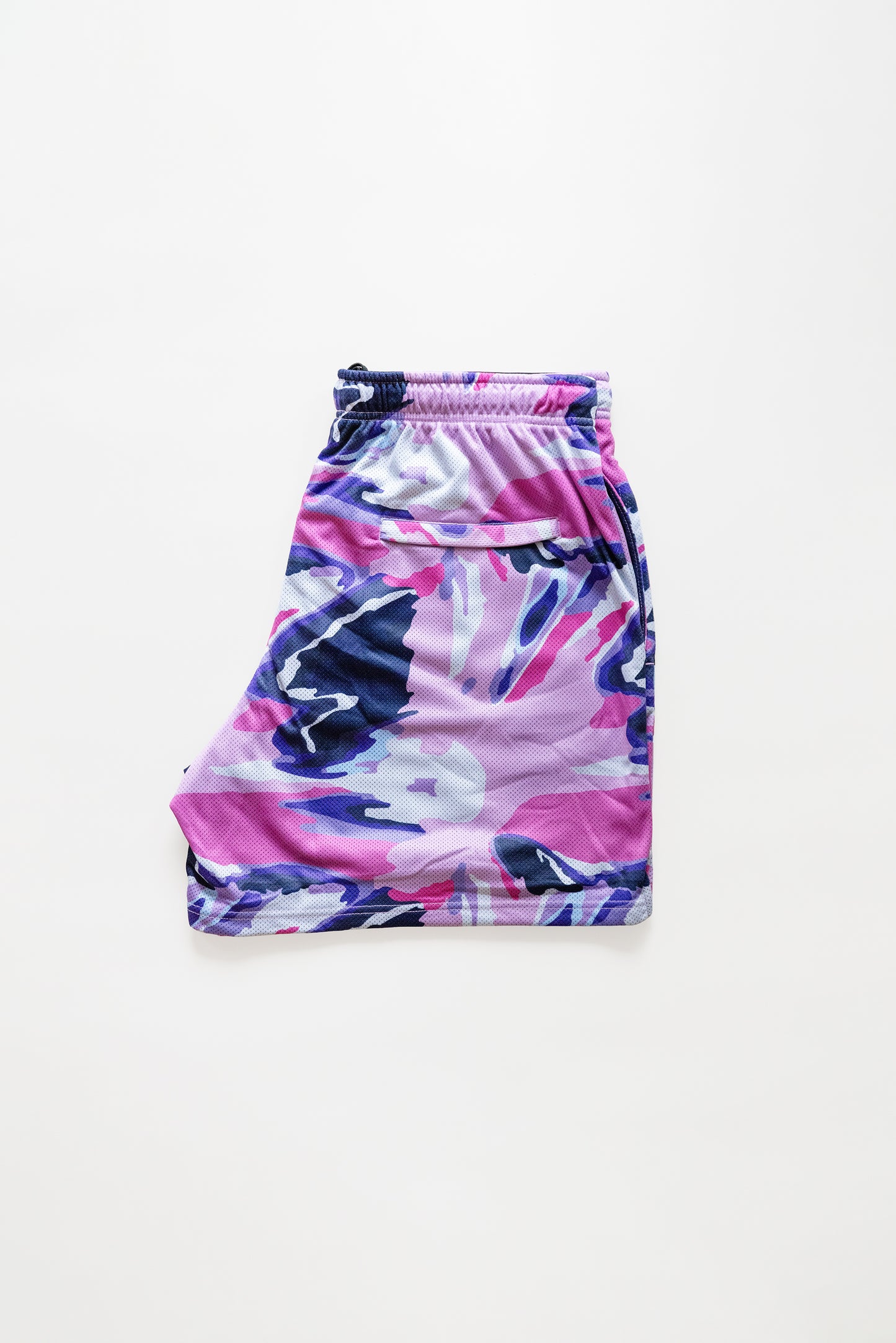 ALL DAY MESH SHORTS purple camouflage