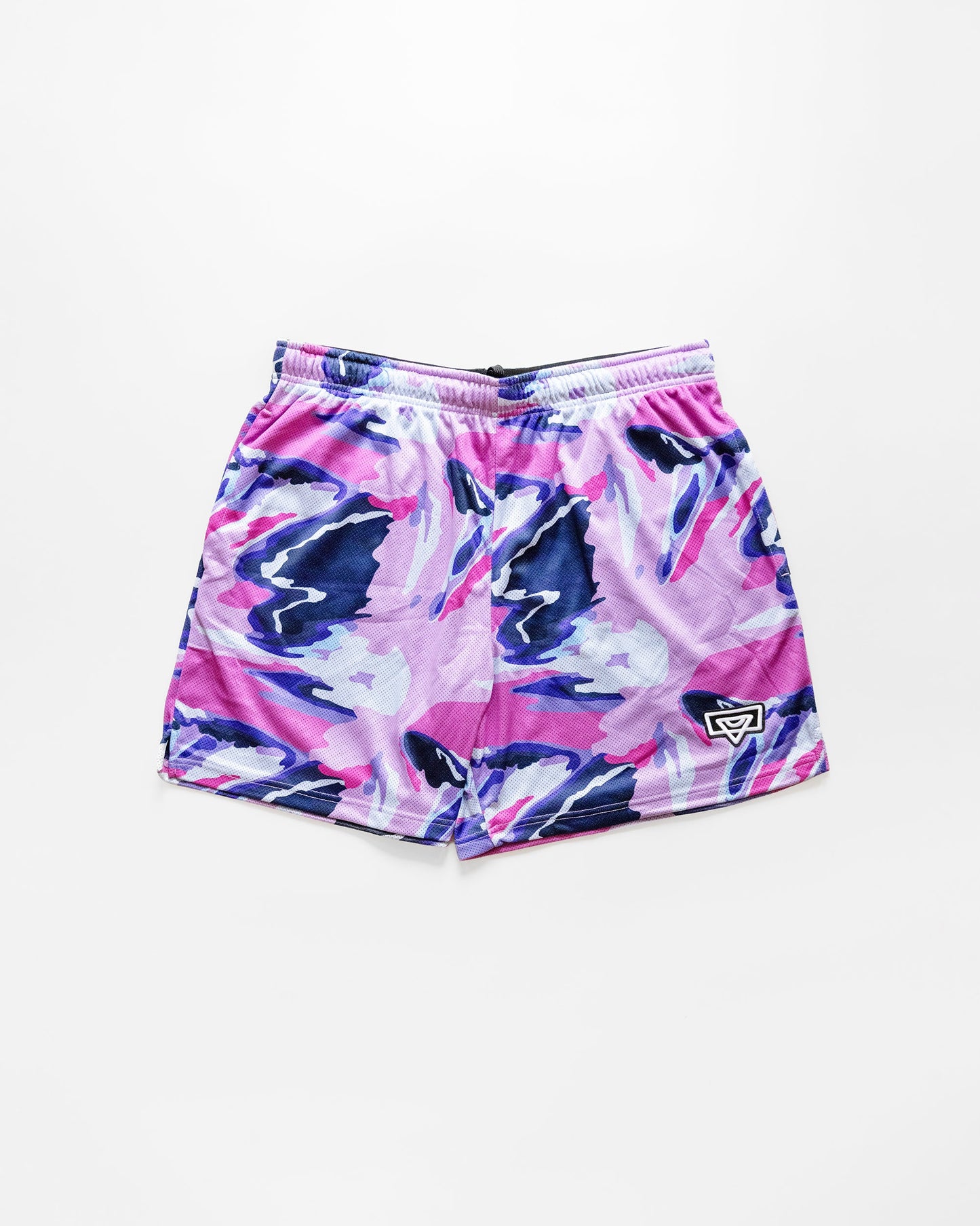 ALL DAY MESH SHORTS purple camouflage