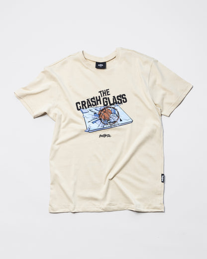 BUCKETZ CRASH THE GLASS T-SHIRT beige