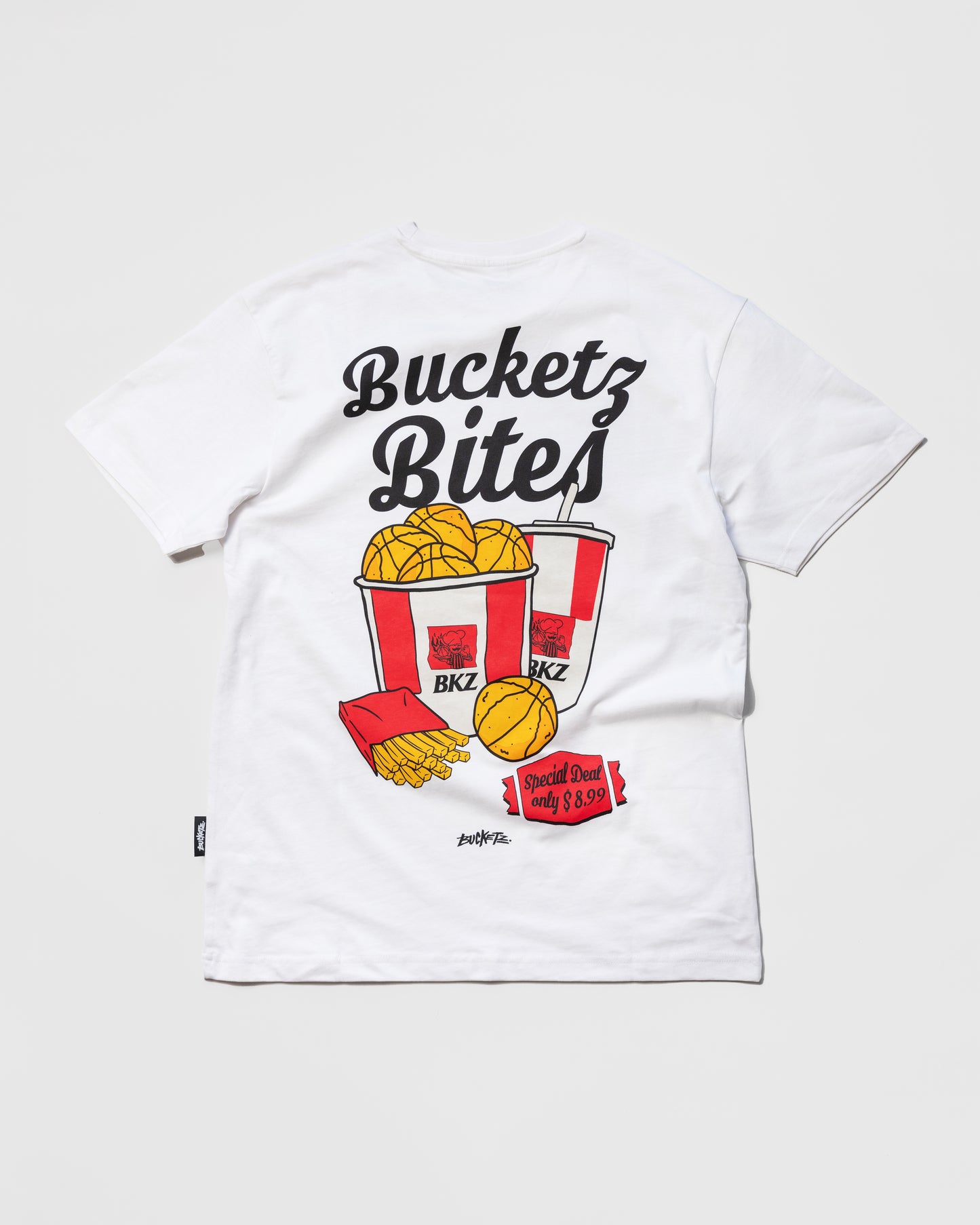 BUCKETZ BITES T-SHIRT white