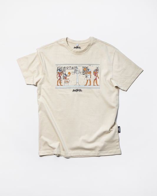 BUCKETZ ANCIENT BUCKETZ T-SHIRT beige